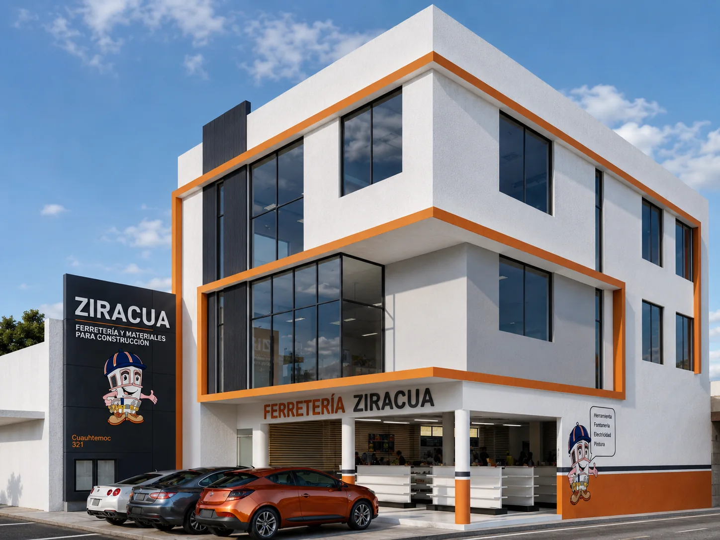 Fachada de Ferretería Ziracua