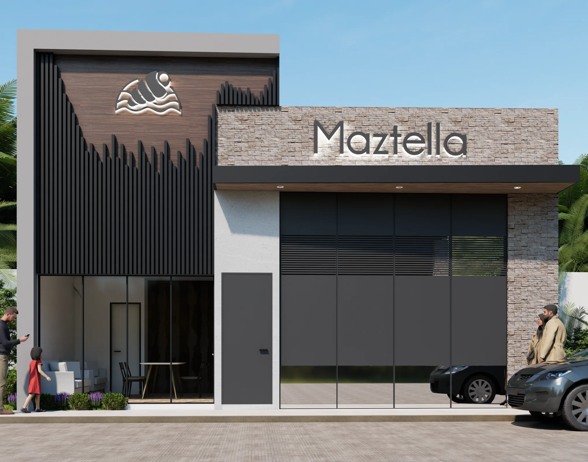 Fachada del Salón Mazatella