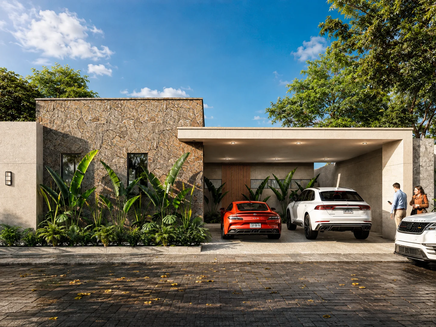Fachada de Residencia Ziracua